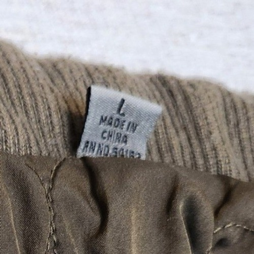Levis Field Jacket Mens Large Brown Quilted Lined Canvas Utility Coat RN115307 - Picture 4 of 5